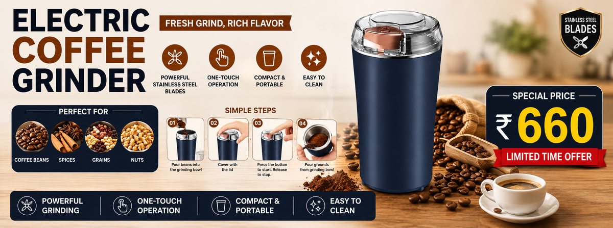 Multifunctional Electric Coffee Grinder